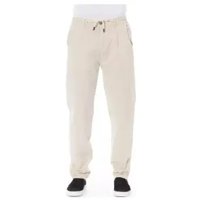 Baldinini Trend Beige Cotton Men Chino Pants