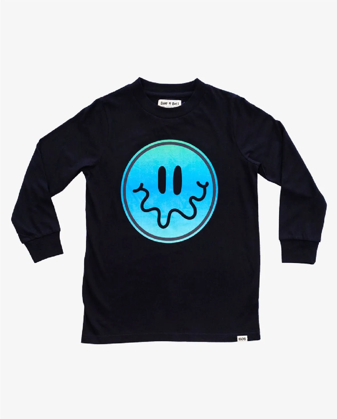 Band of Boys Black Gradient Smile Longsleeve Tee