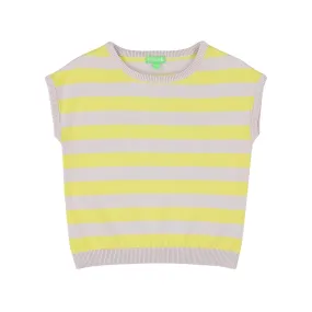 Bella Top – stripes lavender