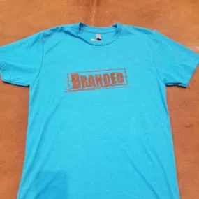 BRANDED Unisex Tee- Vintage Turquoise