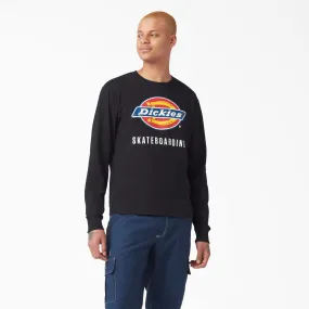 Dickies Skateboarding Logo Graphic Long Sleeve T-Shirt - Black