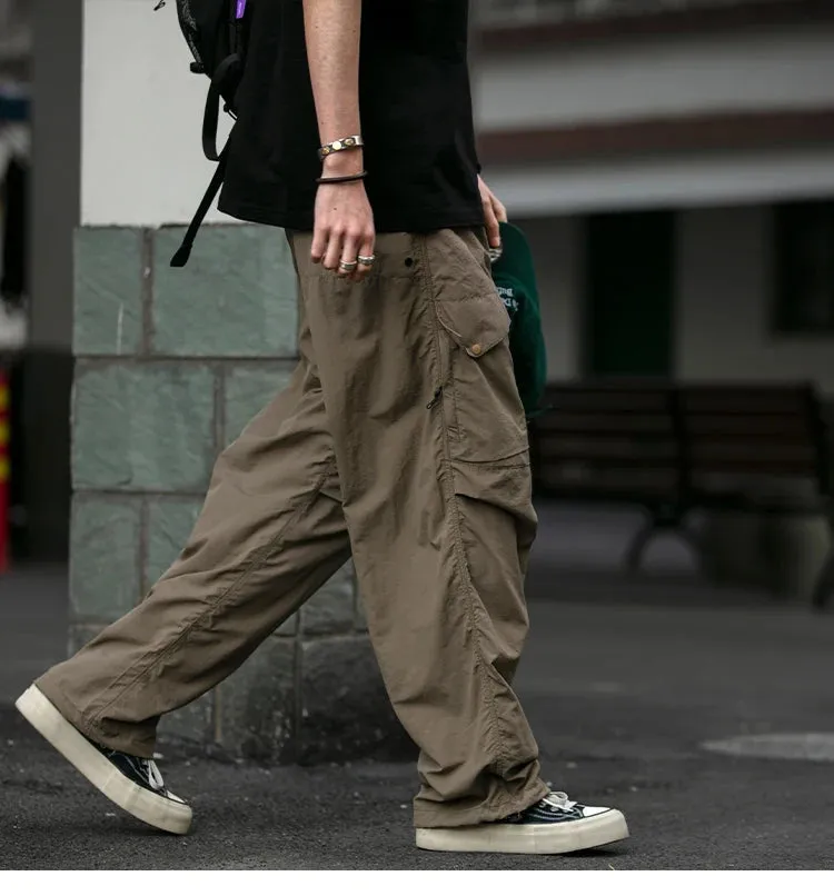 Functional Ripstop Wide Cargo Pants