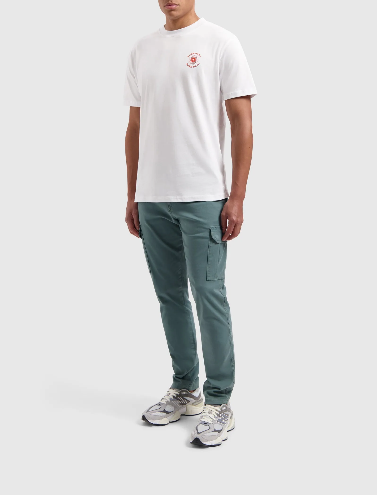 Garment Dye Cargo Pants | Faded Green