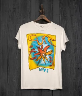 THE CURE WISH TEE- VINTAGE WHITE