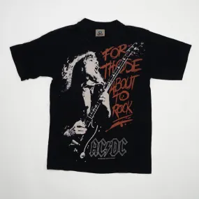 Vintage '04 ACDC For Those About To Rock Liquid Blue Tee (M)