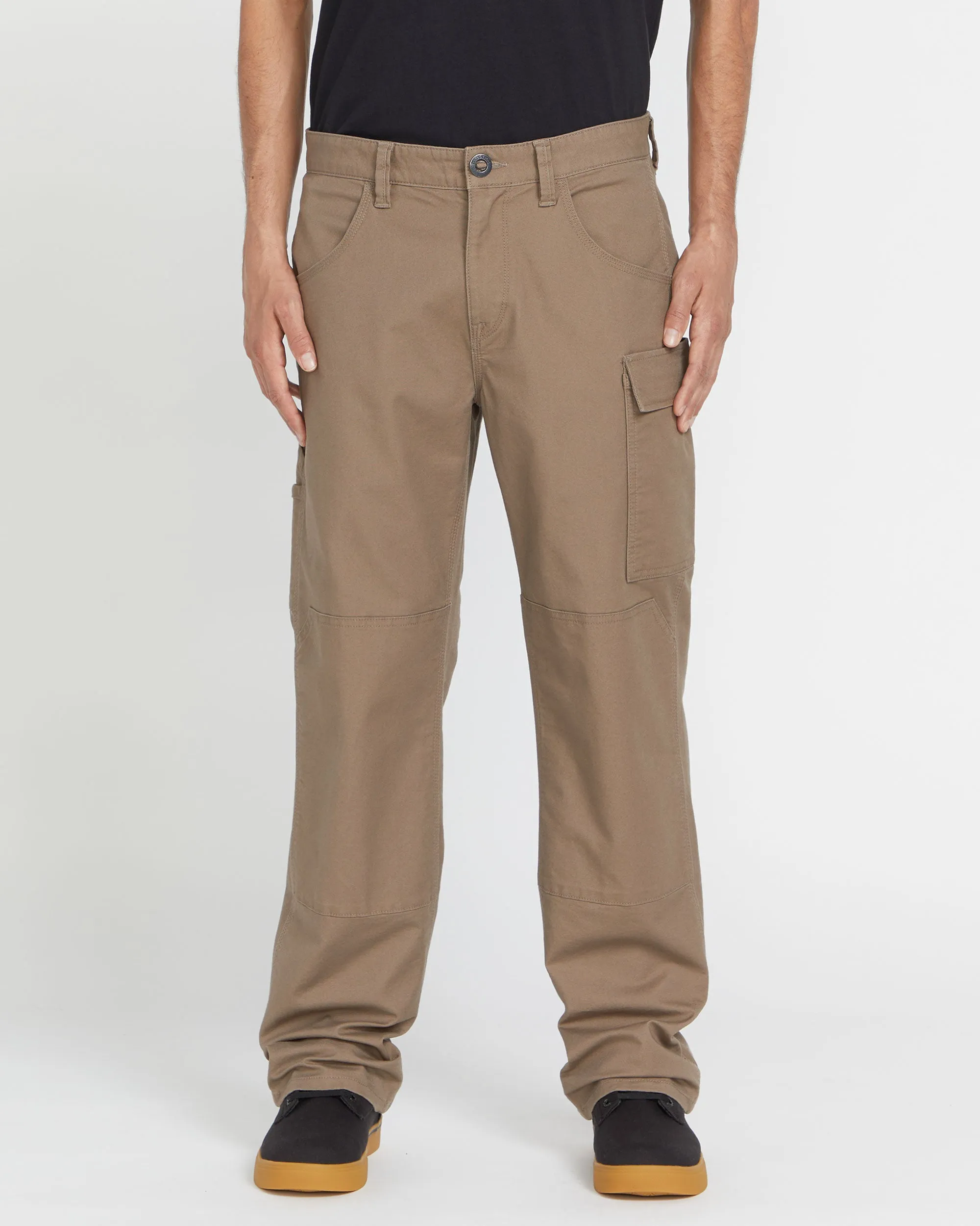 Volcom Workwear Caliper Relaxed Work Pants - Brindle