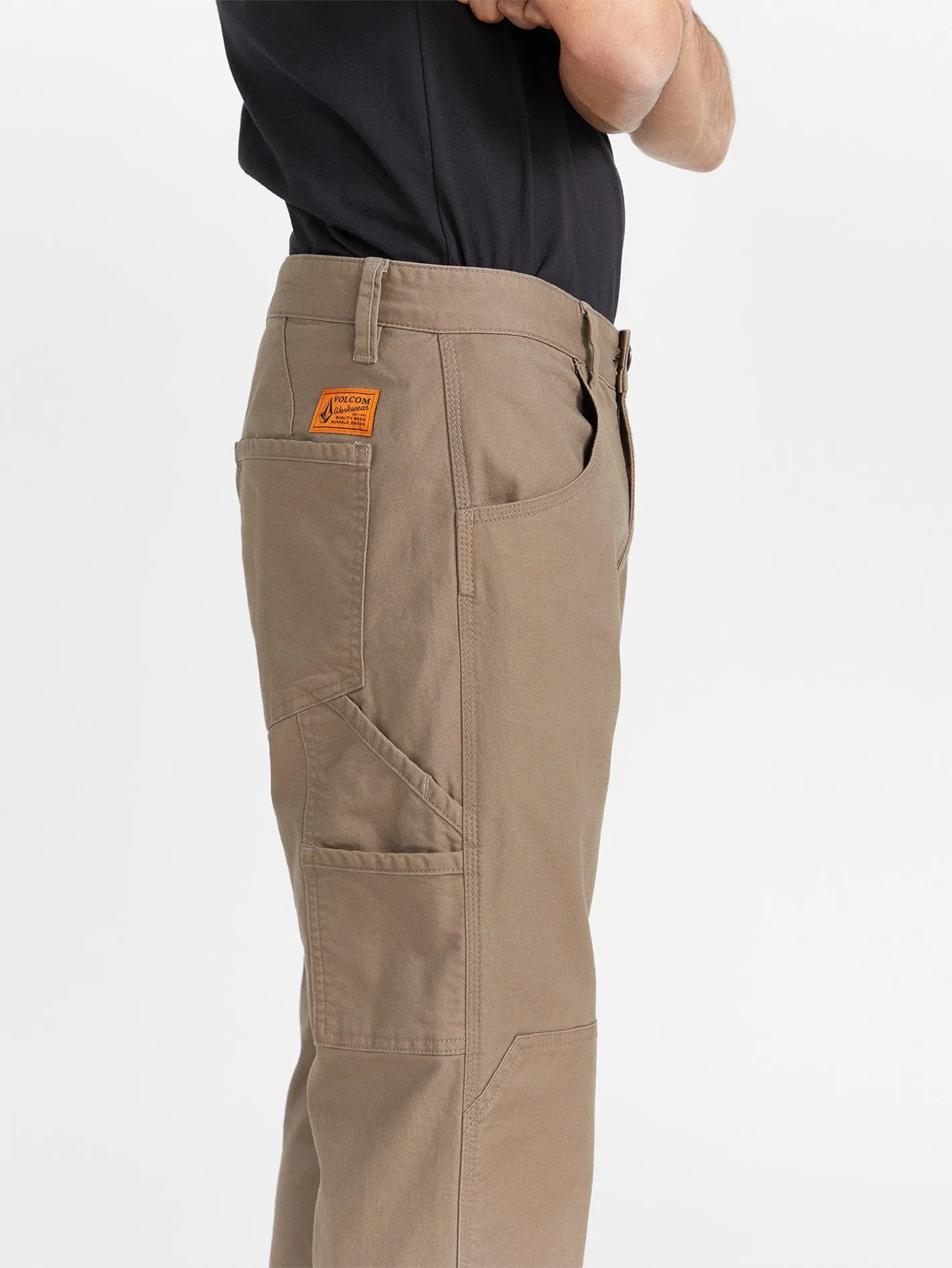 Volcom Workwear Caliper Relaxed Work Pants - Brindle